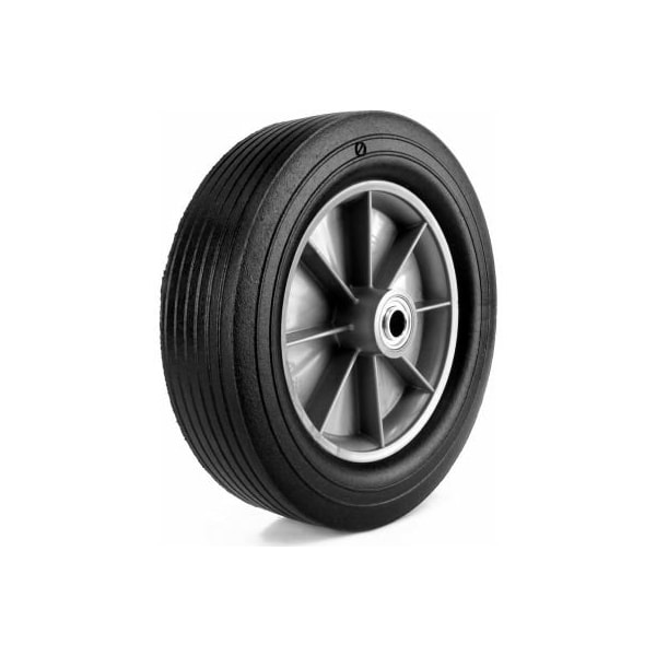 Martin Wheel 12" Heavy Duty Wheel - 12 x 3.00 - 3/4" BB x 3-1/4" Centered Hub -Rib Tread ZP121RT-341 - main